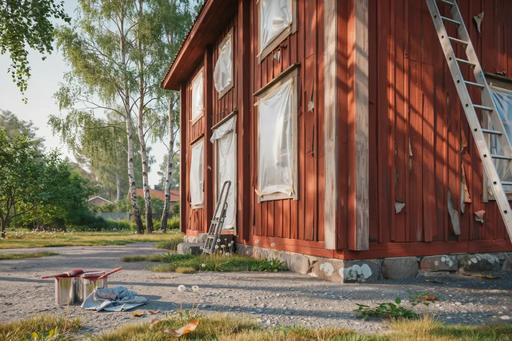m la huset i juli s planerar du fasadm lning r tt i sommarv rmen