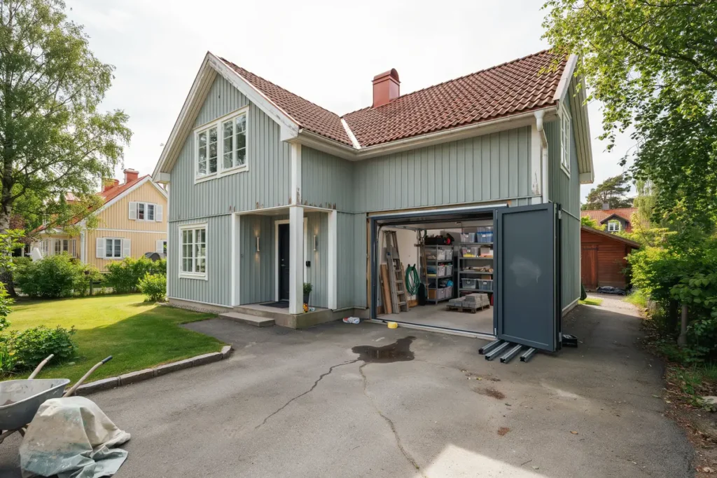 semestertid i juli passa p att renovera garaget smarta tg rder som h jer b de funktion och v rde